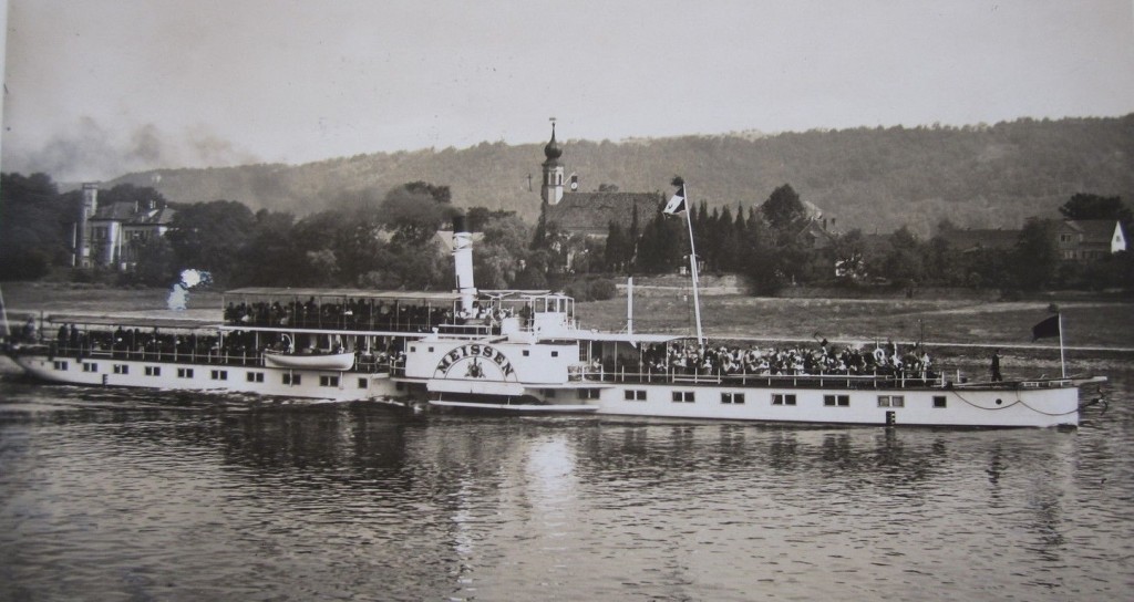 1935um PD MEISSEN bw bei Kleinzschachwitz - Repro Hahn-AK