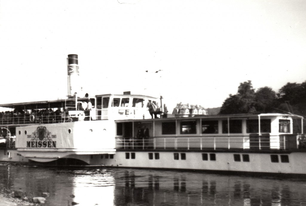 1985 PD Meissen am Anleger Kleinzschachwitz