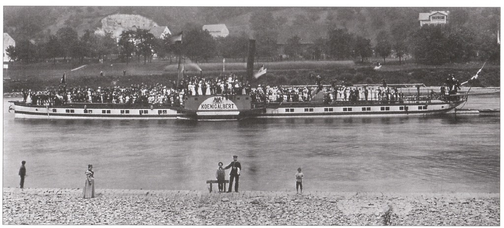 PD König Albert mit Festgesellschaft