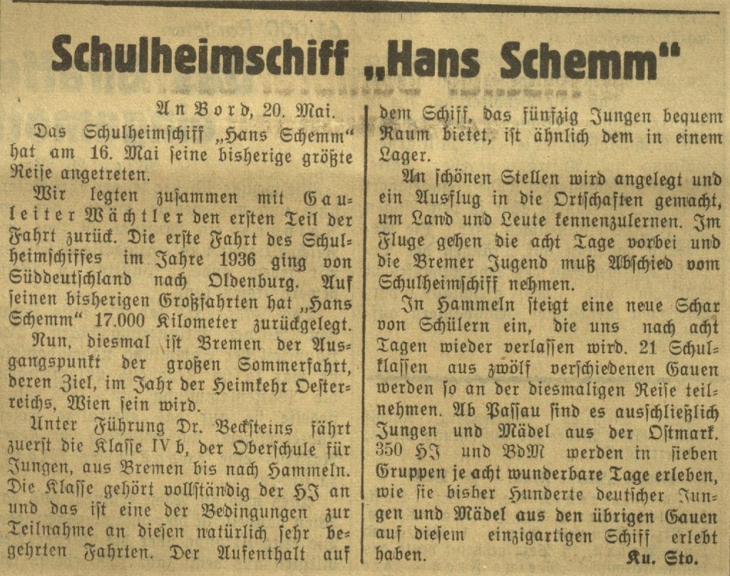 1938-05-20 Deutscher NS-Telegraph